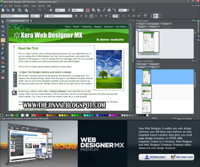 xara web designer templates